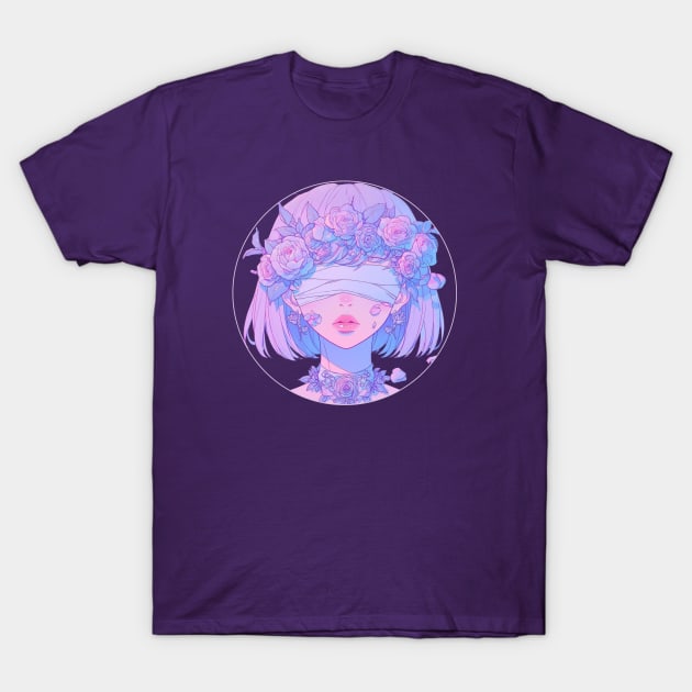 Pastel Goth Queen of Roses T-Shirt by DarkSideRunners